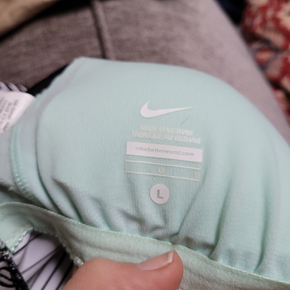 Nike Black and White Striped Tank Top - Picture 2 of 5